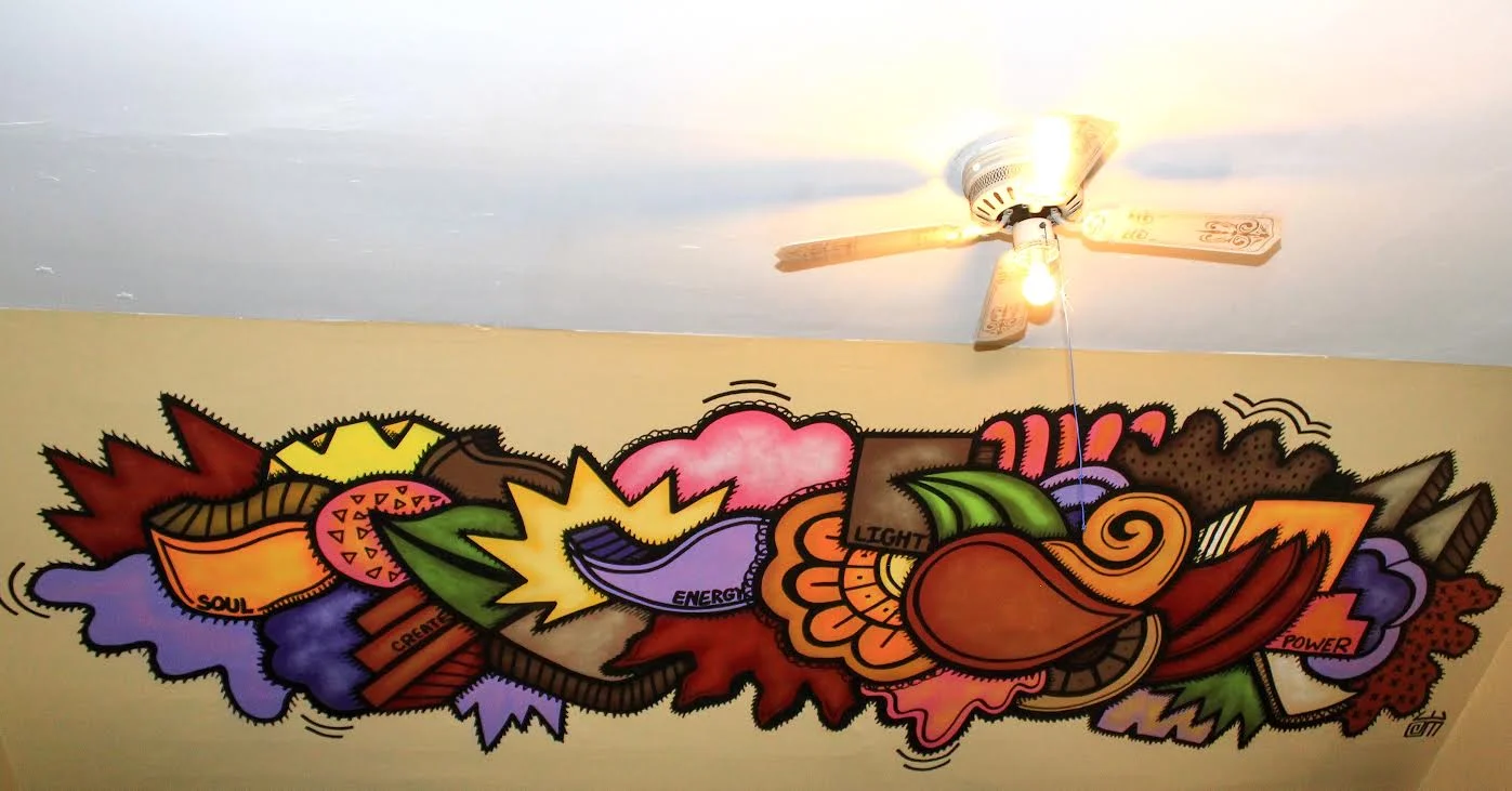 "Creating Energy & Light" Mural by Alloyius Mcilwaine