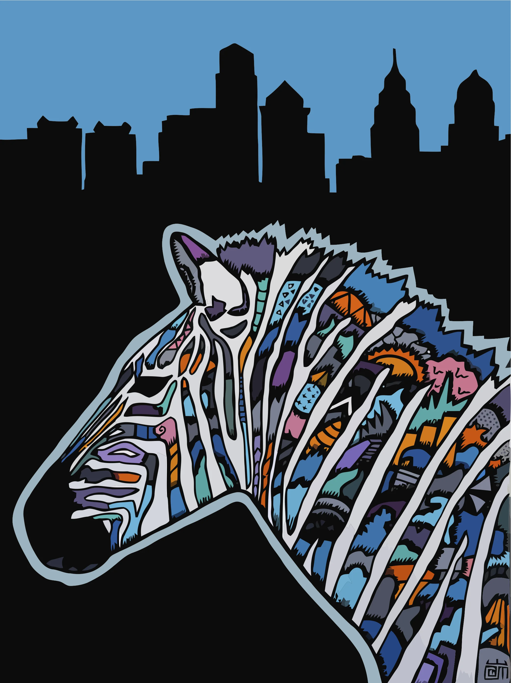"Philly Zebra" by Alloyius Mcilwaine
