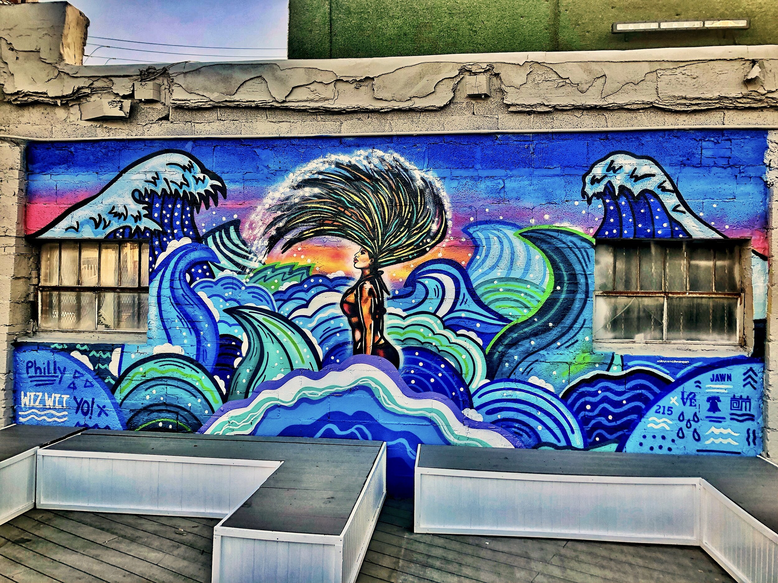 Vesper Dayclub Mural by Alloyius Mcilwaine
