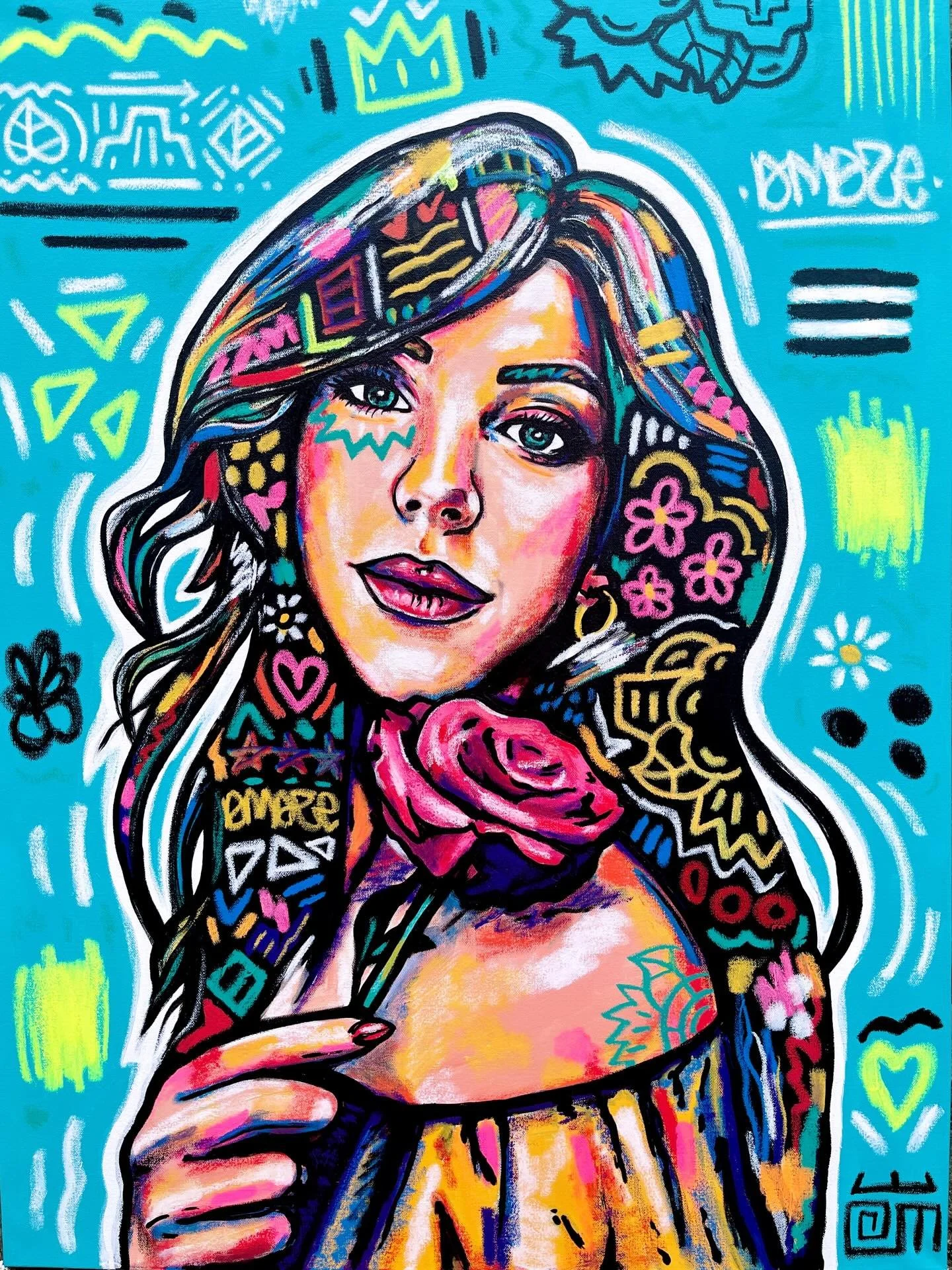 #alloyiusmcilwaineart 🎨 - Love this piece from the &ldquo;Mock Magazine Cover&rdquo; themed series that I created for my solo art showcase, &ldquo;DECIPHER&rdquo; - on display now at @piigallery! &ldquo;Kudo Mag Cover - Nicole&rdquo; by Alloyius Mci