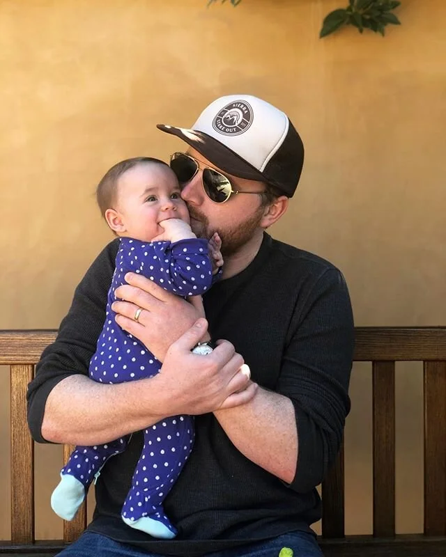 Happy Father’s Day to all the dads out there, but especially to this one. Esmé is so lucky to have hit the jackpot in the dad department - @samuel_taylor is a selfless, caring, funny, and incredibly natural father to his baby girl and wa