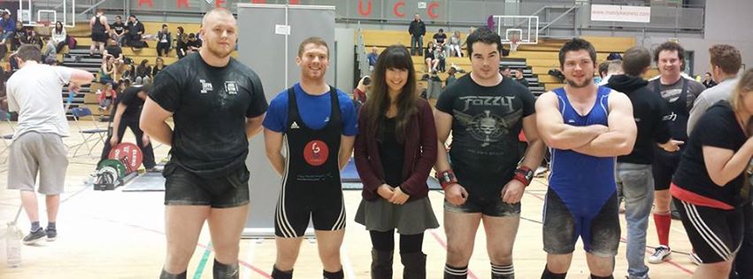UL Powerlifting Team, Arthur is far right here