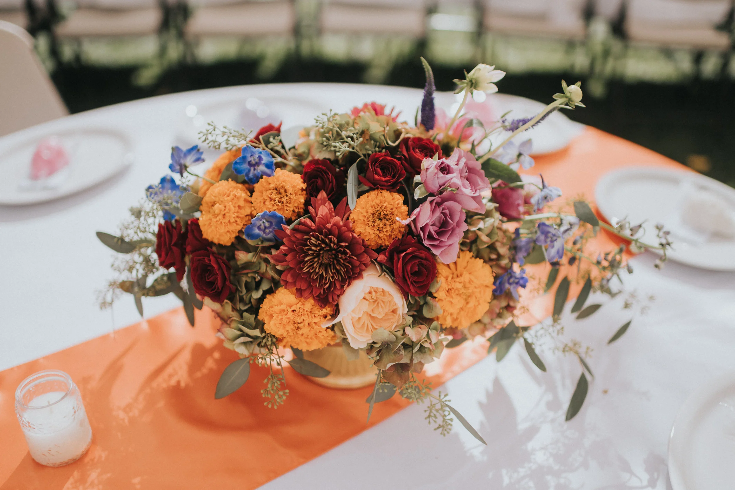 Día de Muertos Wedding Flowers By Velours Designs Photos by Essence Photography