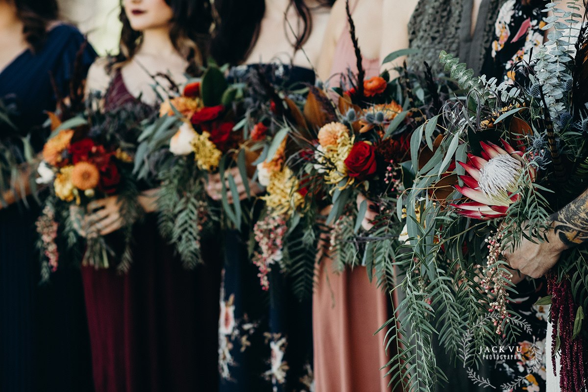 Rustic Bohemian Wedding | Velours Floral Designs | Jack Vu Photography