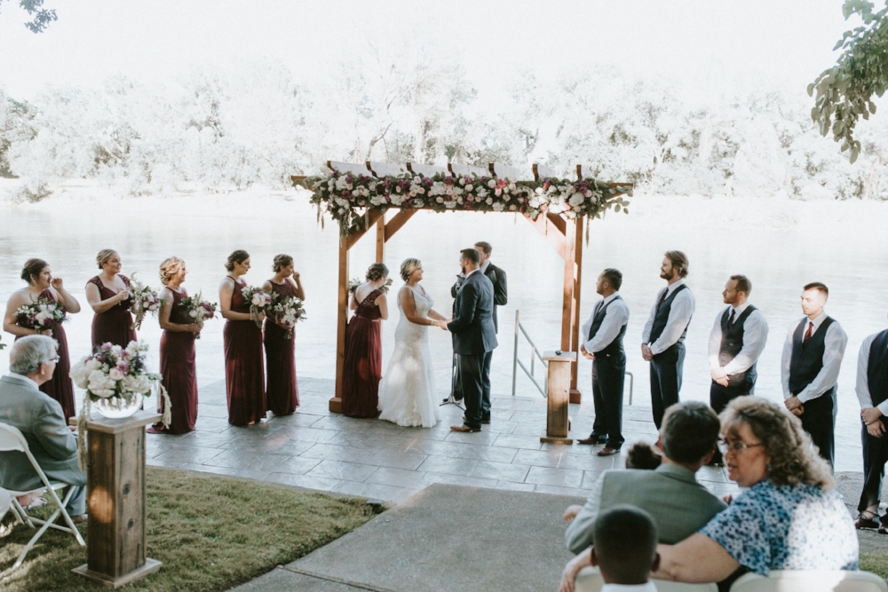 Sacramento River Wedding | Velours Designs