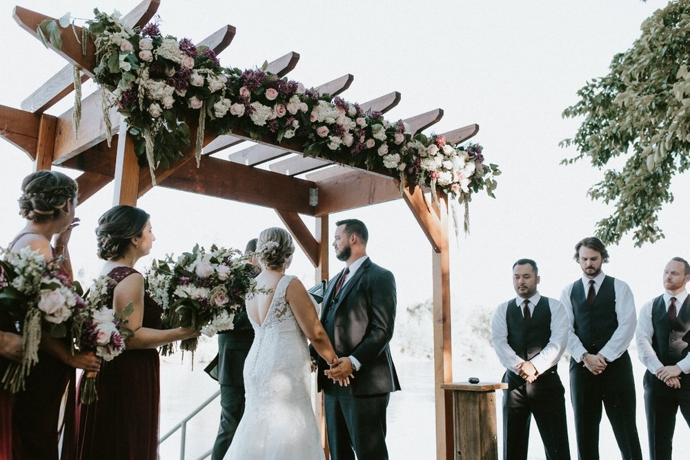 Sacramento River Wedding | Velours Designs