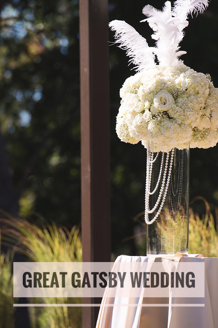 Great Gatsby Wedding | Velours Floral Design | Redding CA