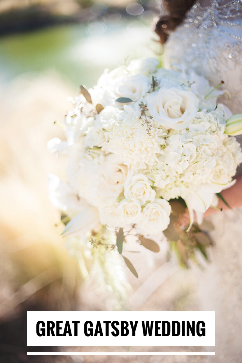 Great Gatsby Wedding | Velours Floral Design | Redding CA