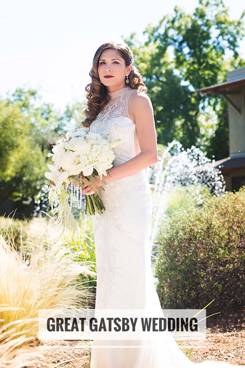 Great Gatsby Wedding | Velours Floral Design | Redding CA