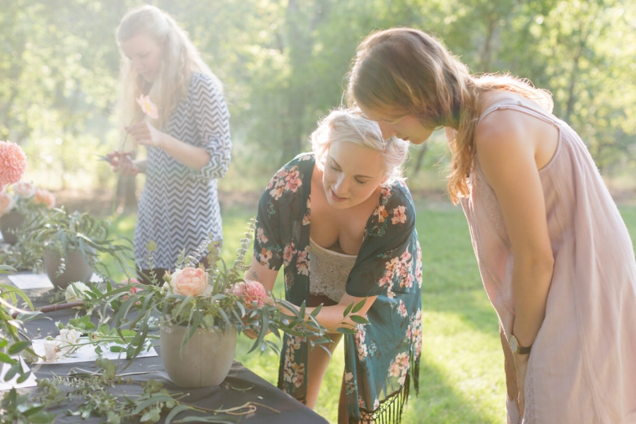 Velours Designs Orchard Picinic Flower Workshop