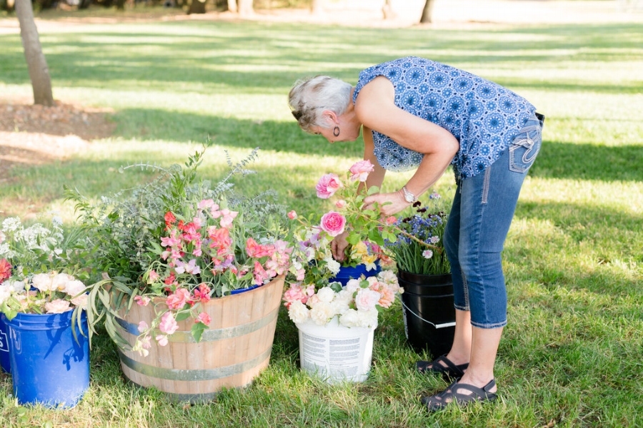 Velours Designs Orchard Picinic Flower Workshop