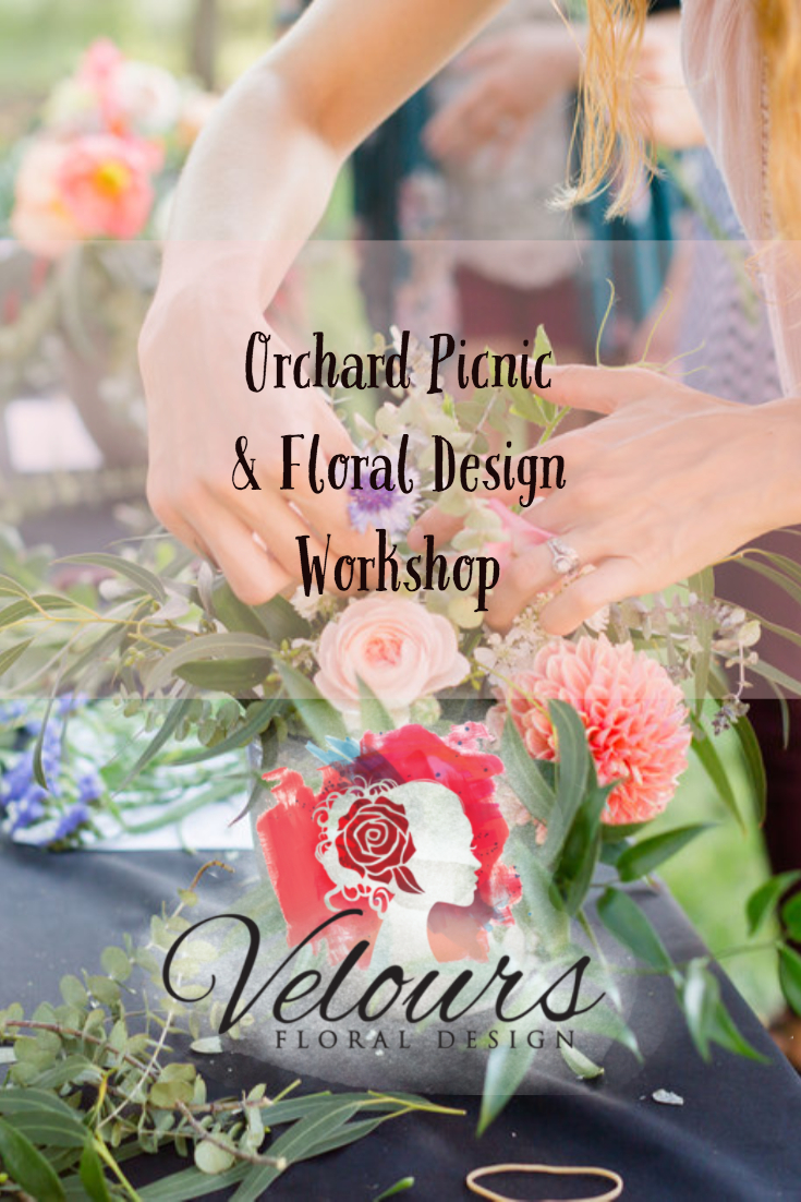 Velours Designs Orchard Picinic Flower Workshop