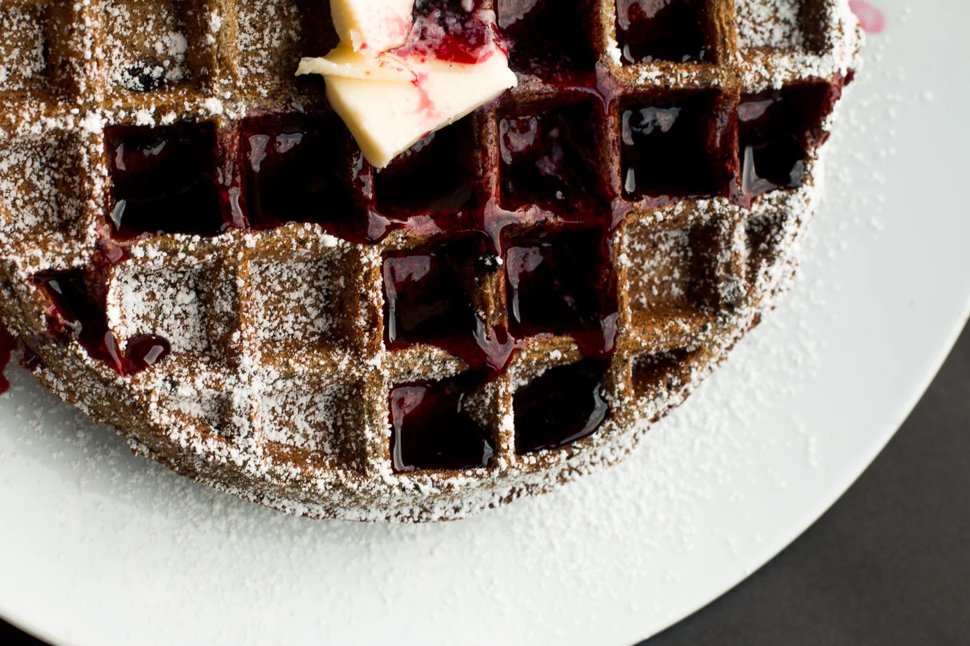Buckwheat waffles