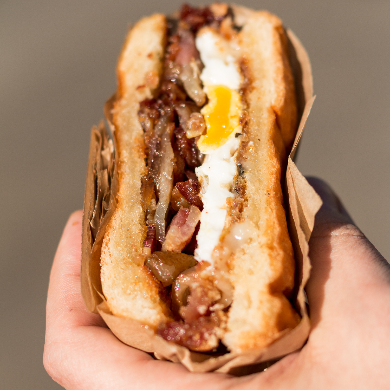 Bacon and Egg Sandwich from American Eatery