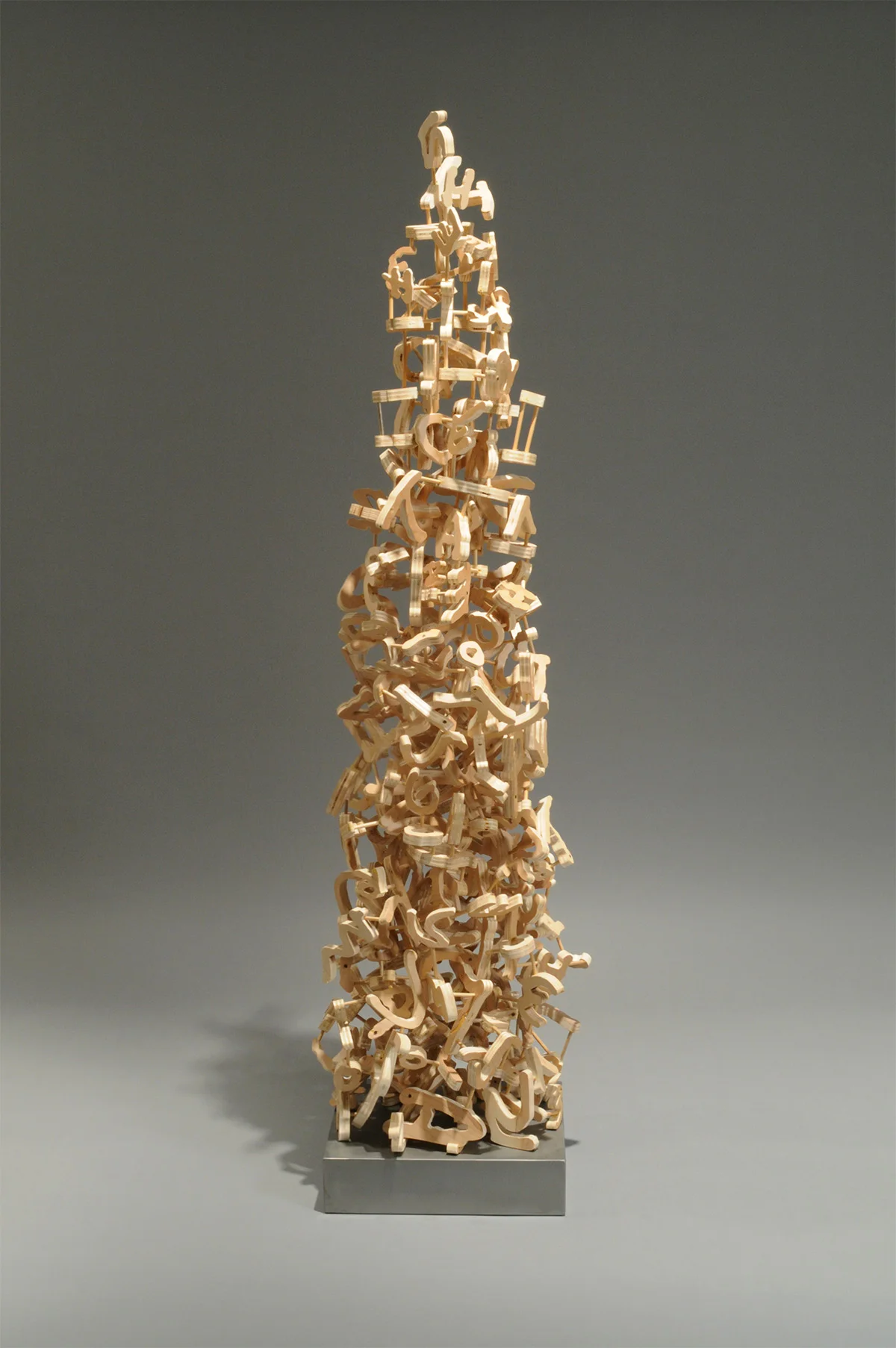 Second Chances – 2008 - 66 x 12 x 14 – Wood - <a href="mailto:judbergeron@mac.com?subject=Inquire: Second Chances – 2008 - 66 x 12 x 14 – Wood">Inquire</a>