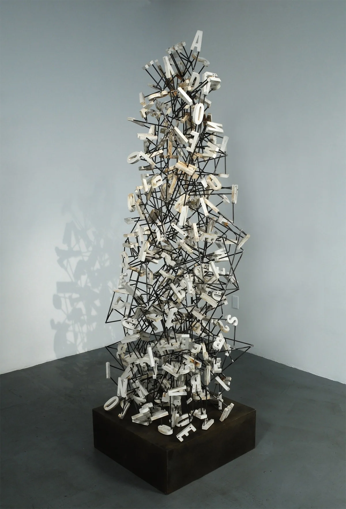 Payday Chinaman Bumming Lillies from the Damned – 2008 – 84 x 30 x 34 – Steel and Wood