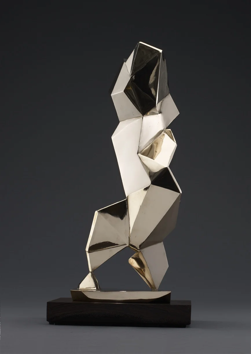 The Crystalline Baby (Storey) – 2012 – 20 x 9 x 6 – High Polished Bronze - <a href="mailto:judbergeron@mac.com?subject=Inquire: The Crystalline Baby (Storey) – 2012">Inquire</a>