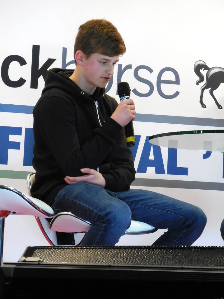 Sam speaking at Adelaide Bike Festival