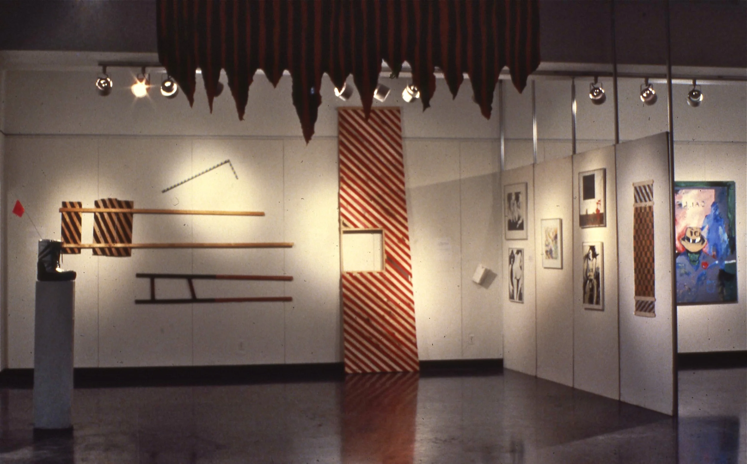 Exhibition view with the "Ubu" stage.