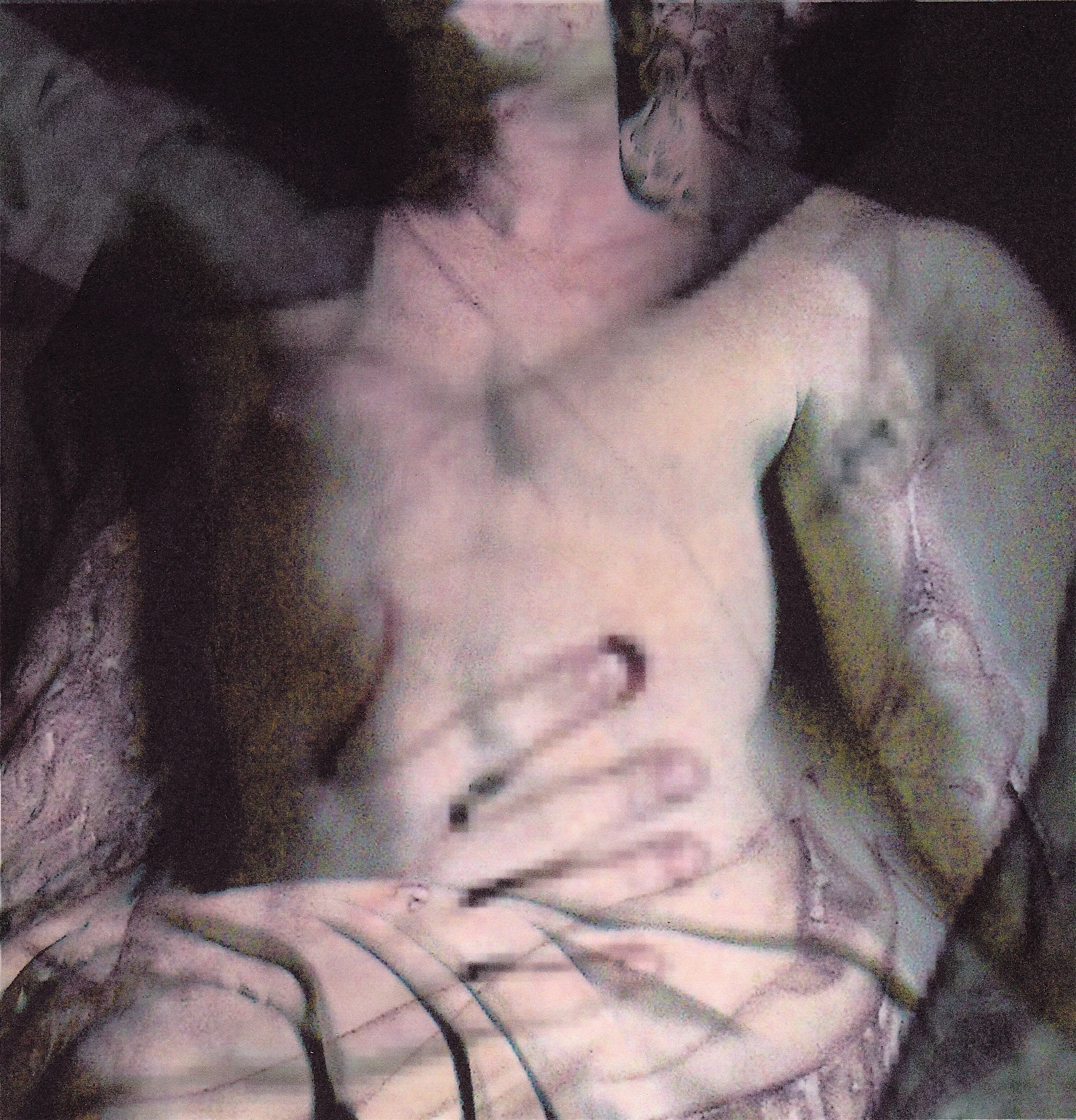 oh jesus! (double inkjet print on Arches) 6.5 x 6.5 inches