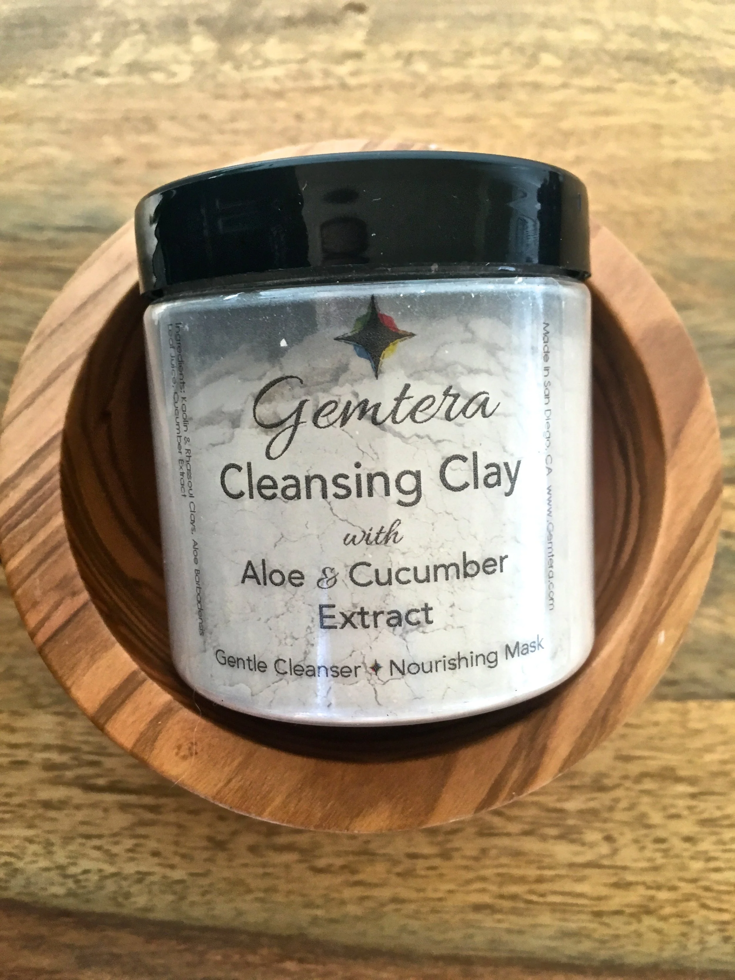 Cleansing Clay with Aloe and Cucumber Extract - Mask and Scrub - Mild Cleansing and Skin Perfecting (8 oz. & 4 oz. jars)