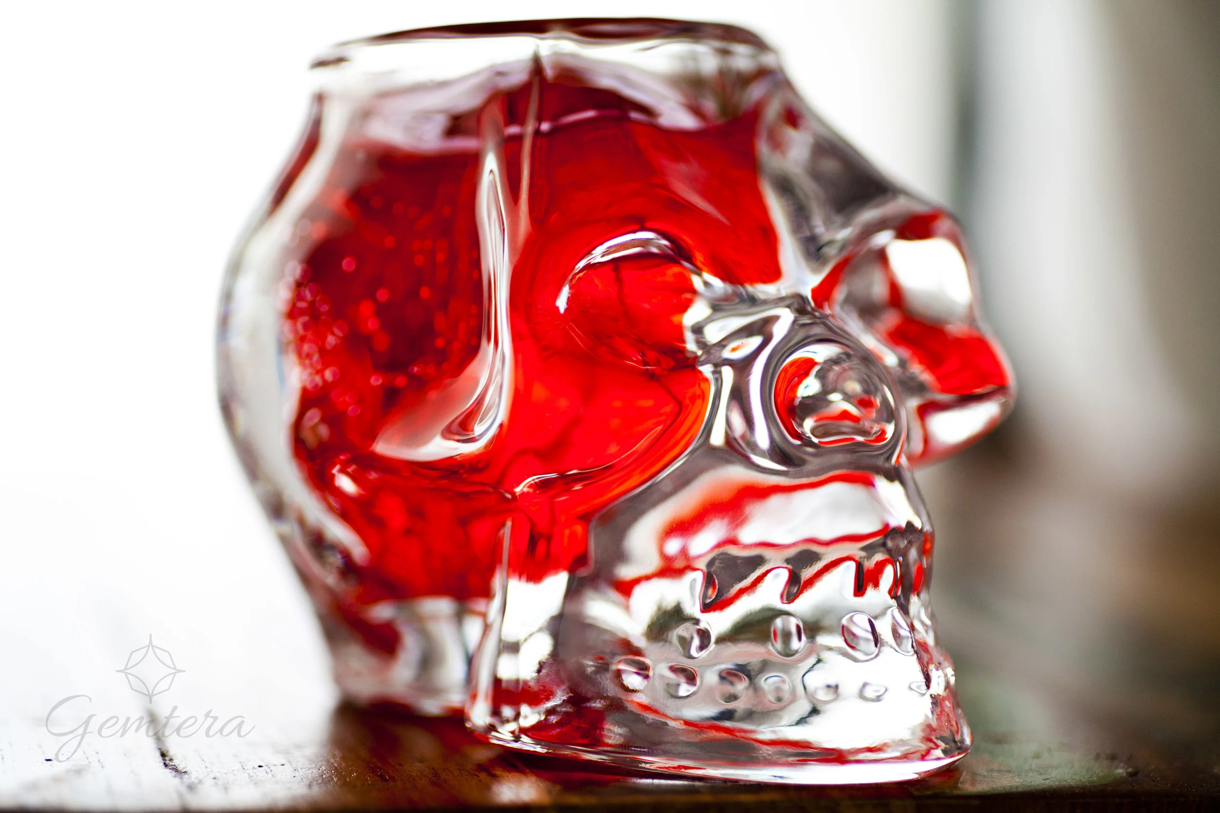 Crystal Skull Gem Candle