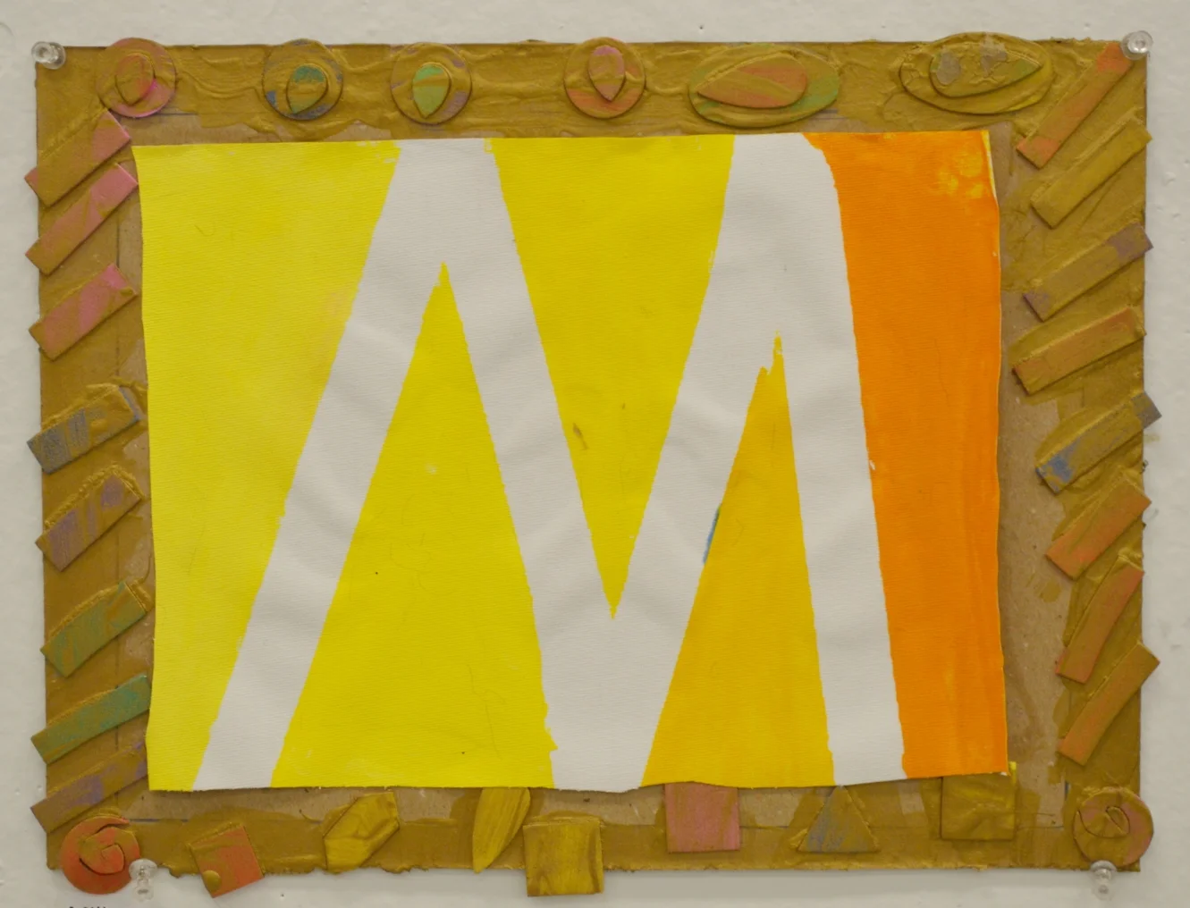 Detail of student work Value Study in Mondrian