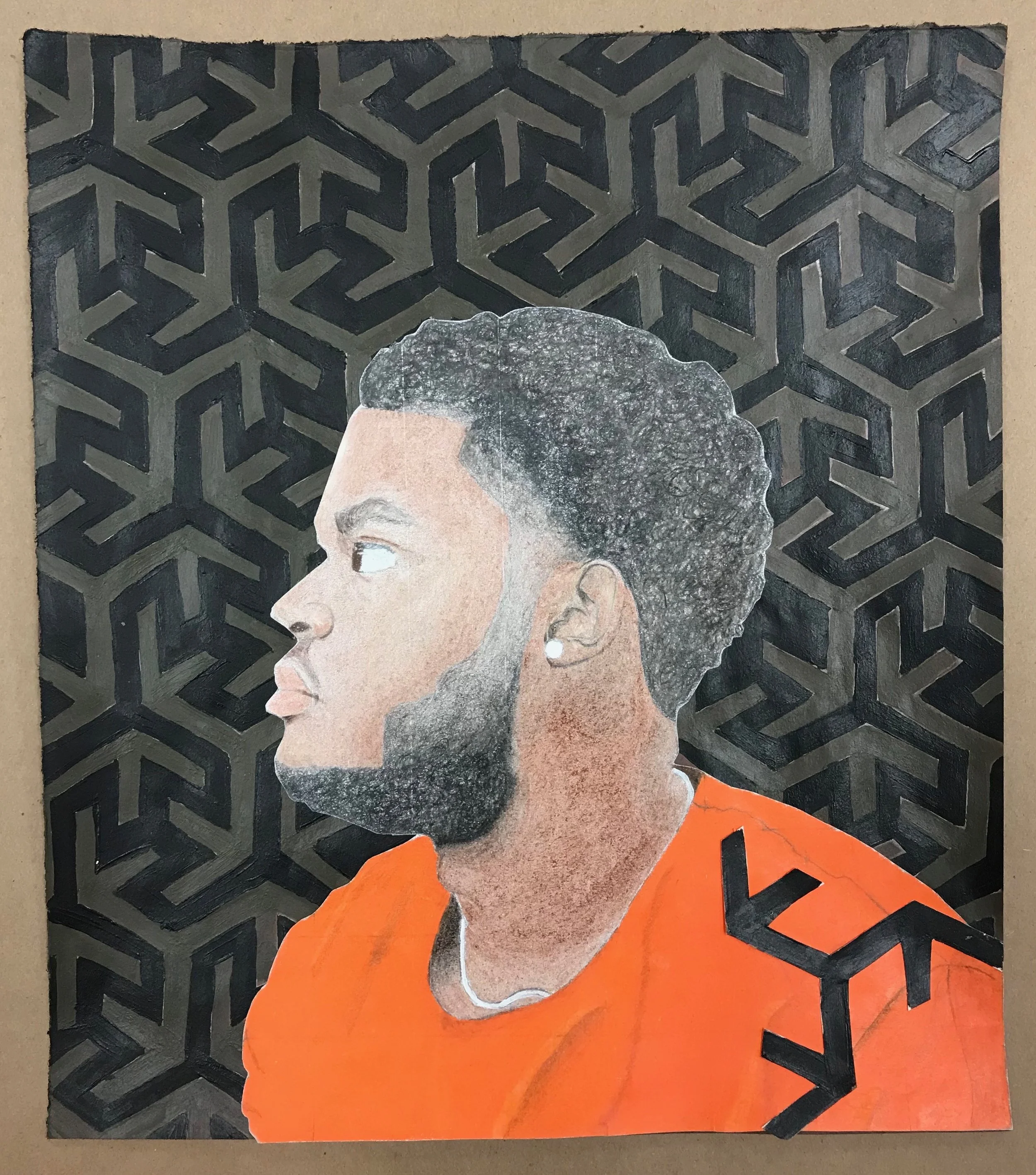 Kehinde Wiley inspired art