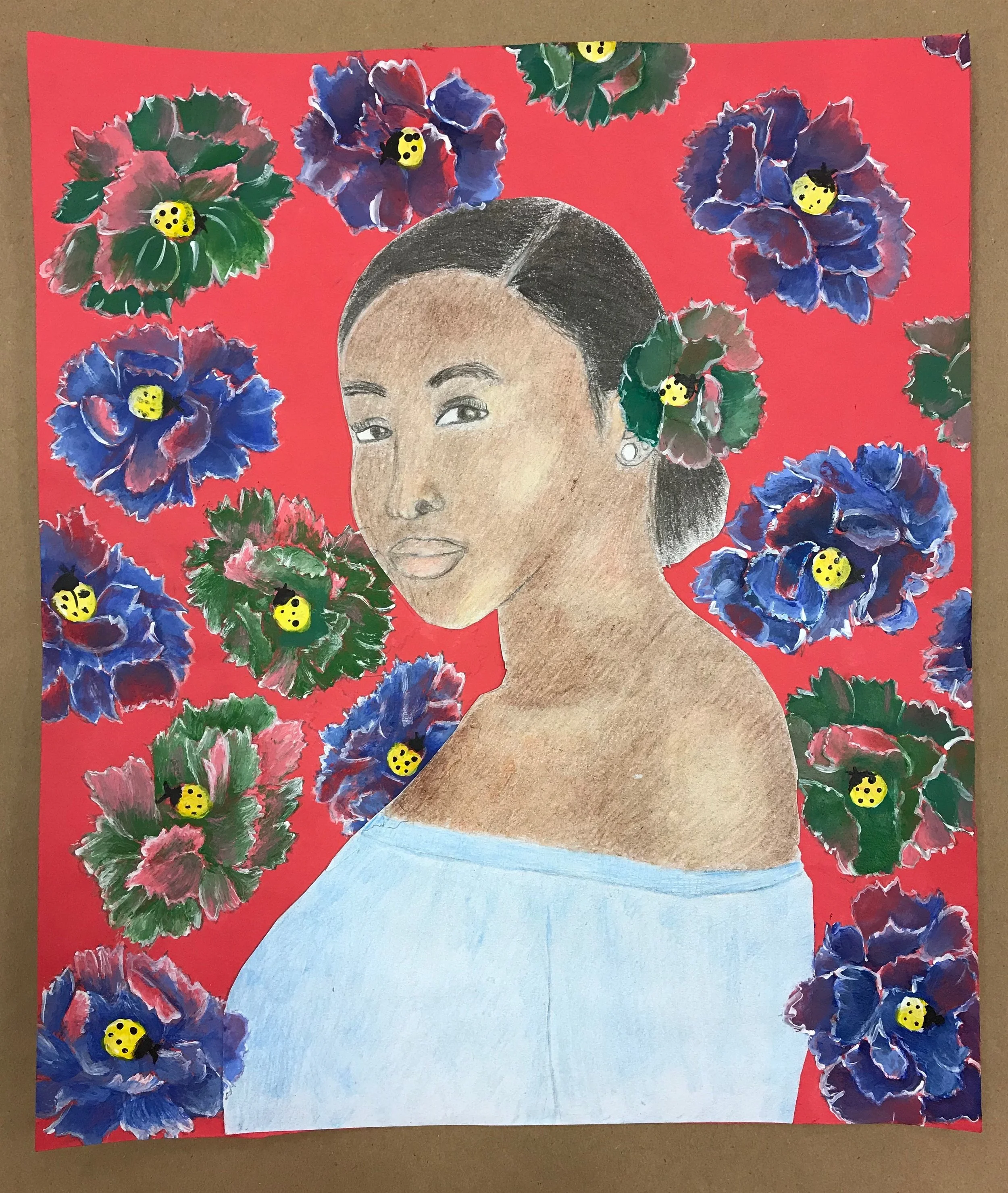 Kehinde Wiley inspired art