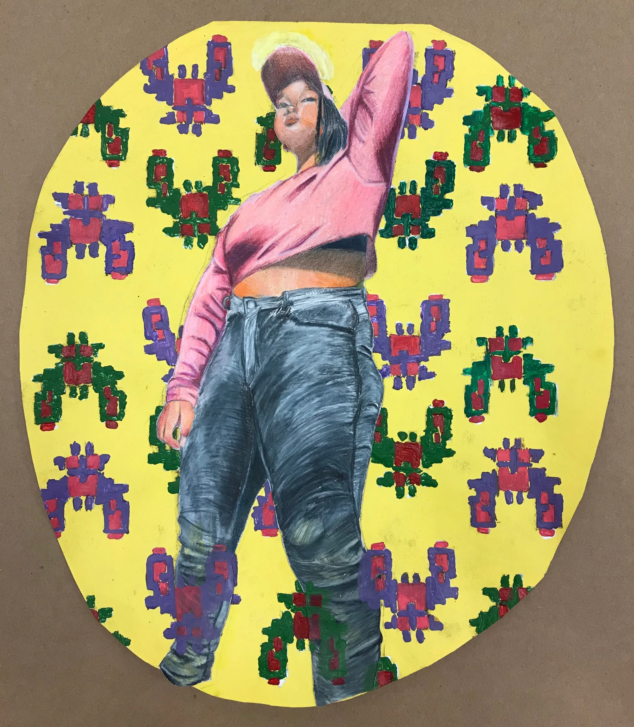Kehinde Wiley inspired art