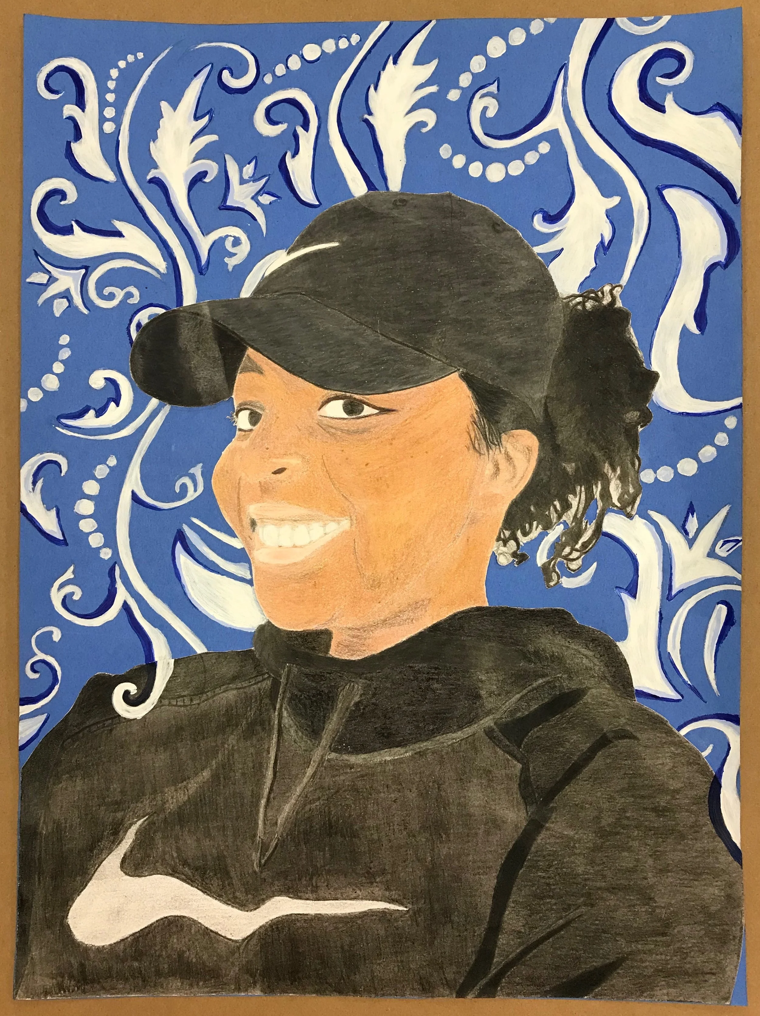 Kehinde Wiley inspired art