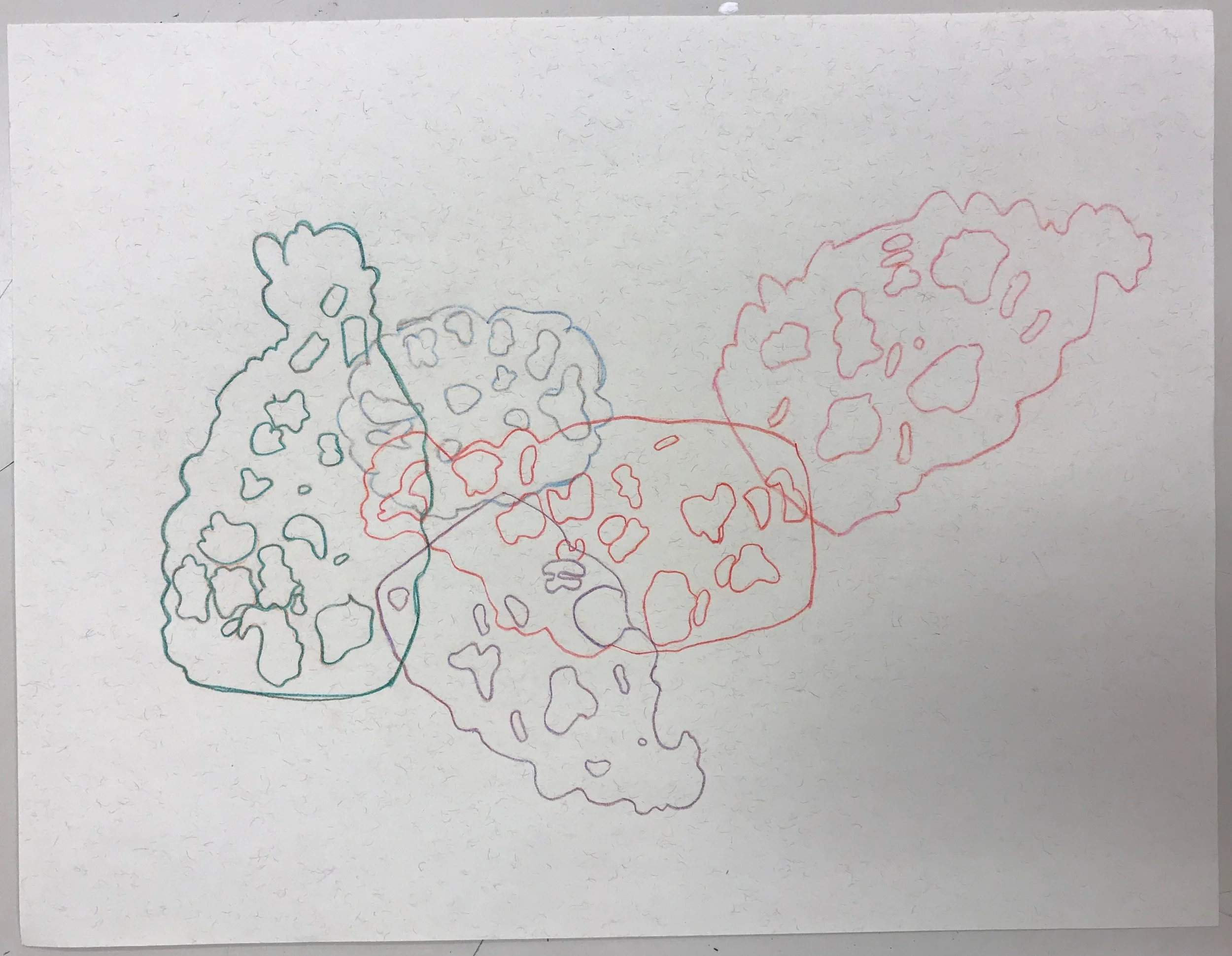 Overlapping contours