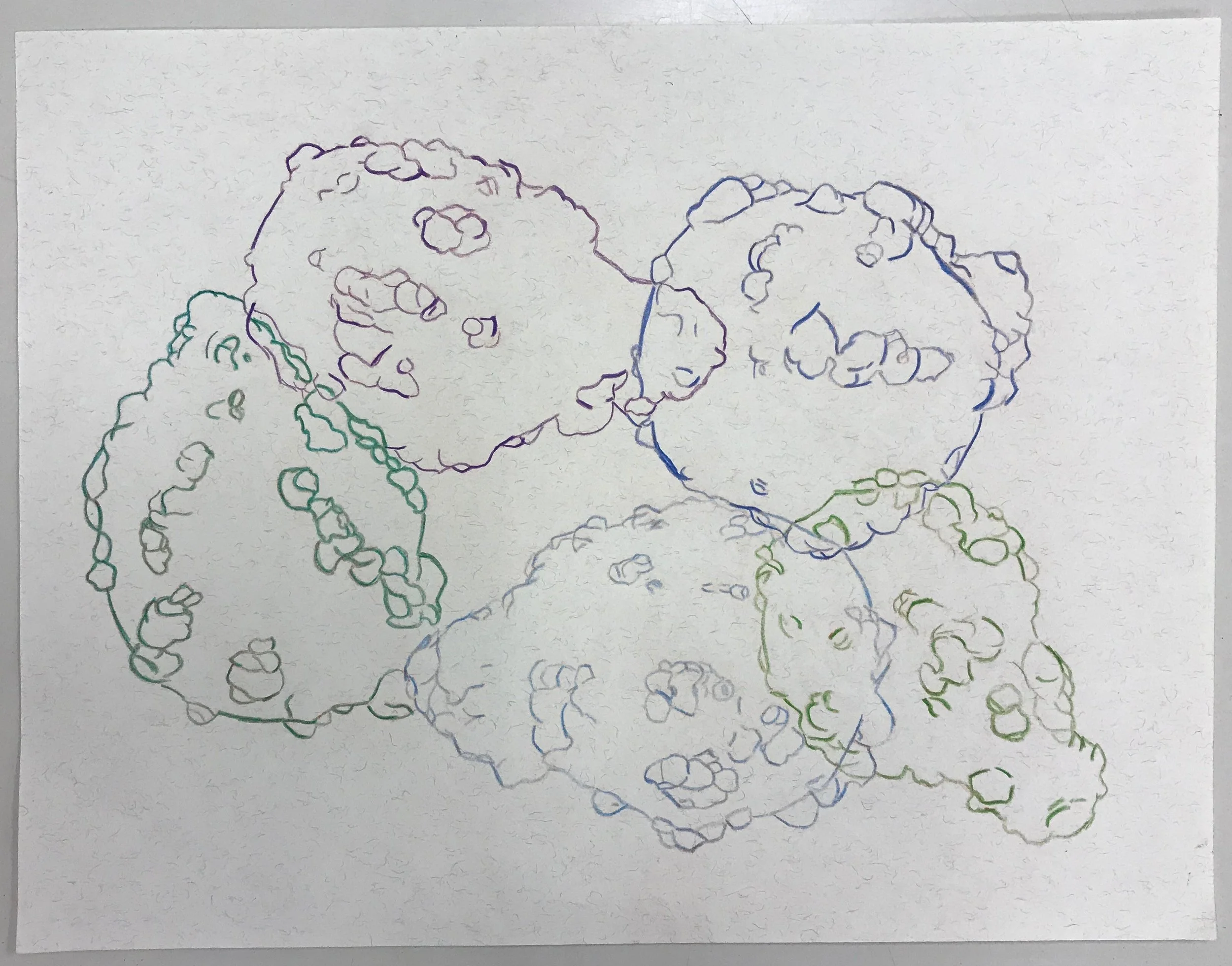 Overlapping contours