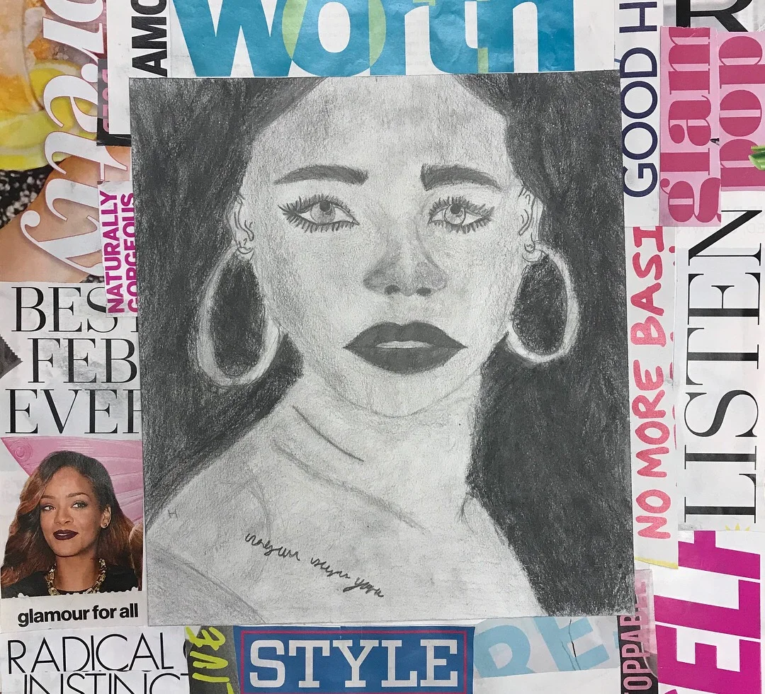 Celebrity grid drawing