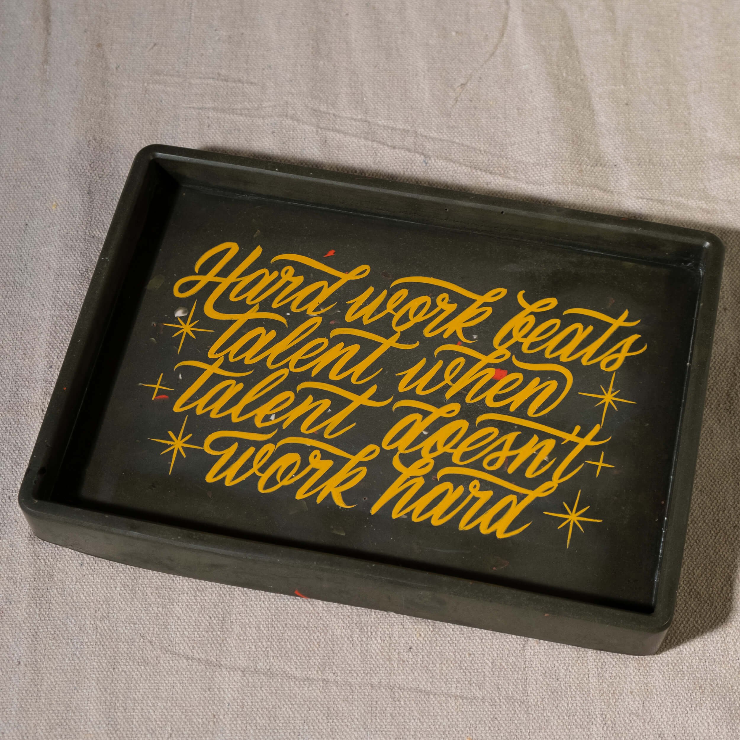 Tray Rec- Hard work - Olive w- Yellow-2.jpg