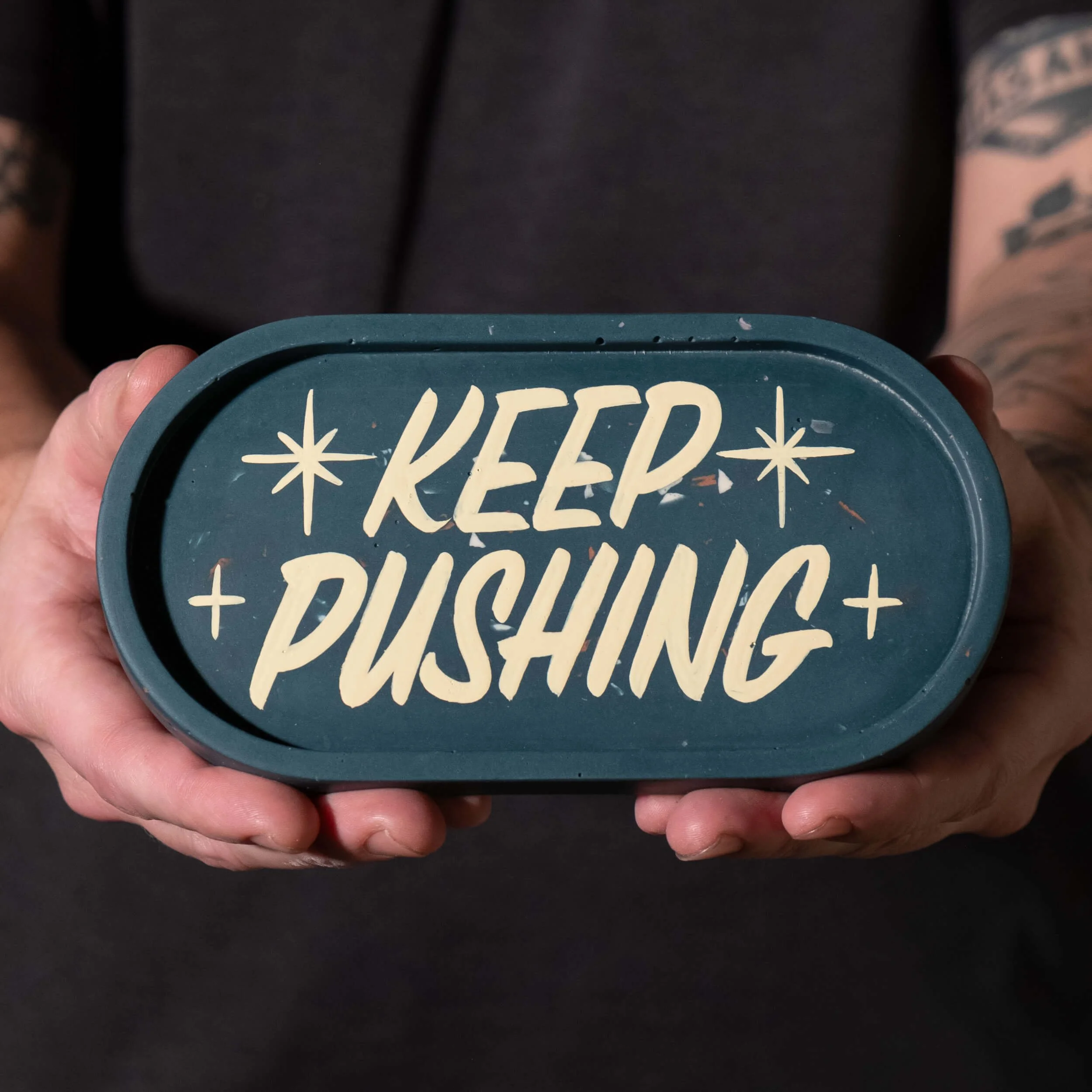 Tray Pill- Keep Pushing - Blue w- Ivory-1.jpg