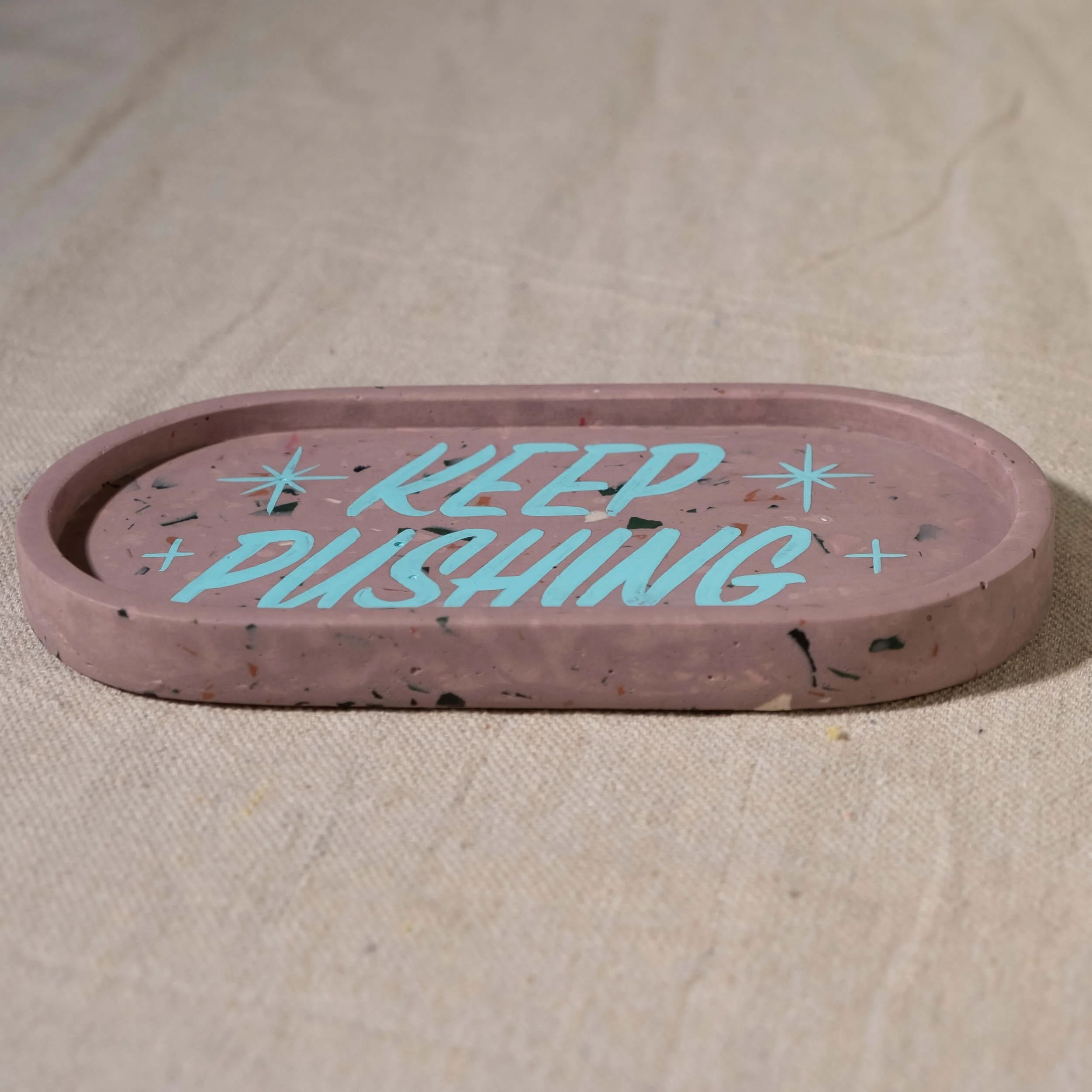 Tray Pill- Keep Pushing - Pink w- Teal-3.jpg