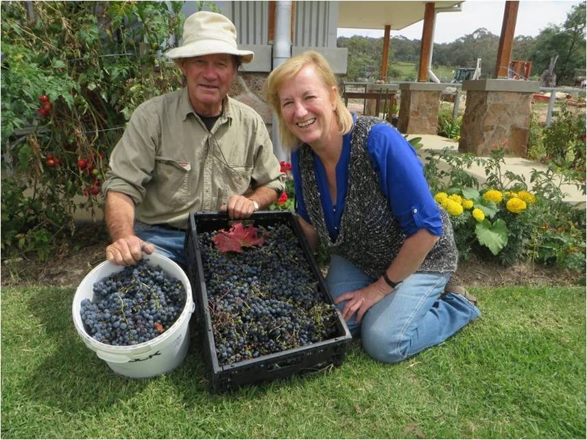 Les, our winemaker and Julianne, our Business Director