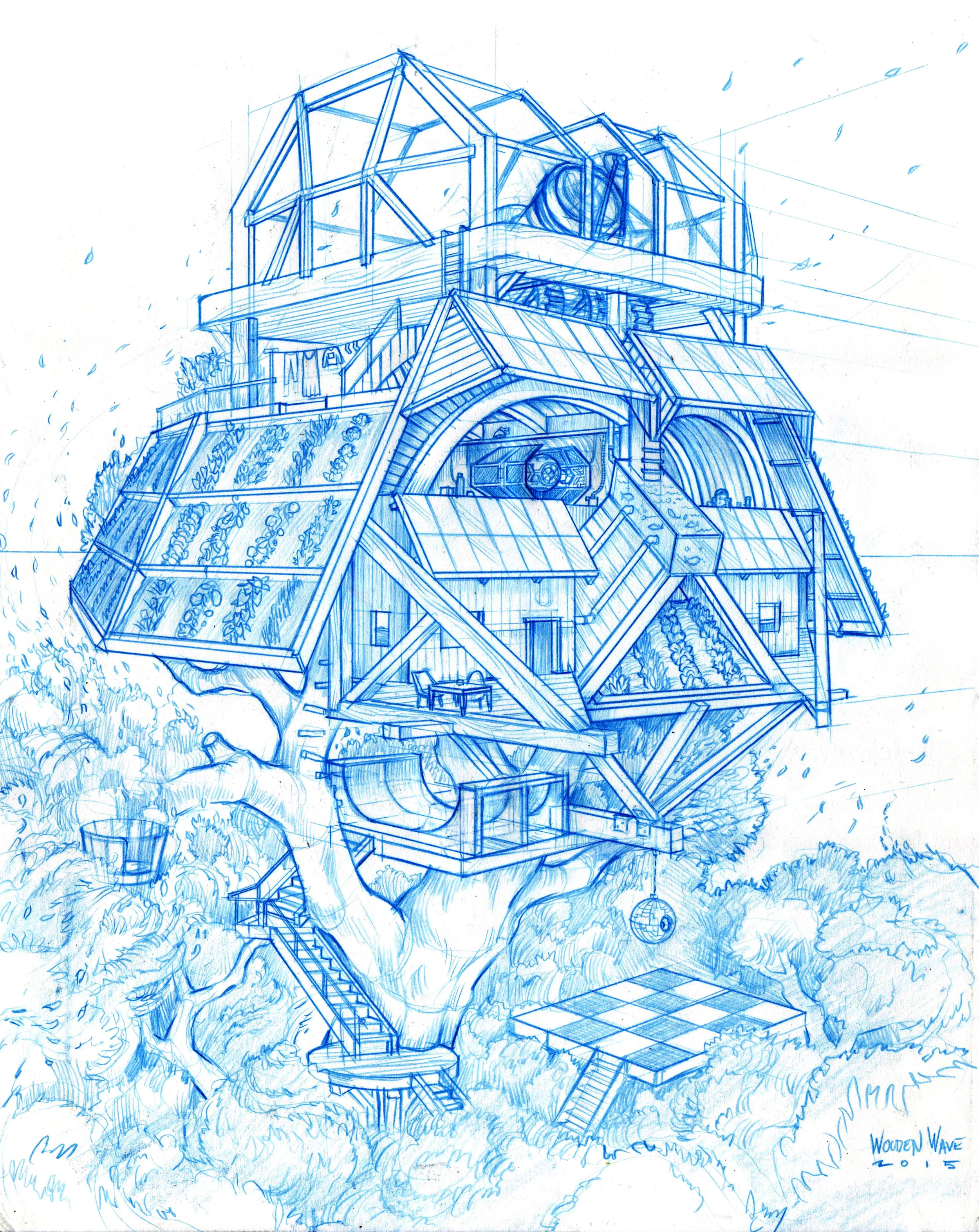 Darth Vader's Treehouse