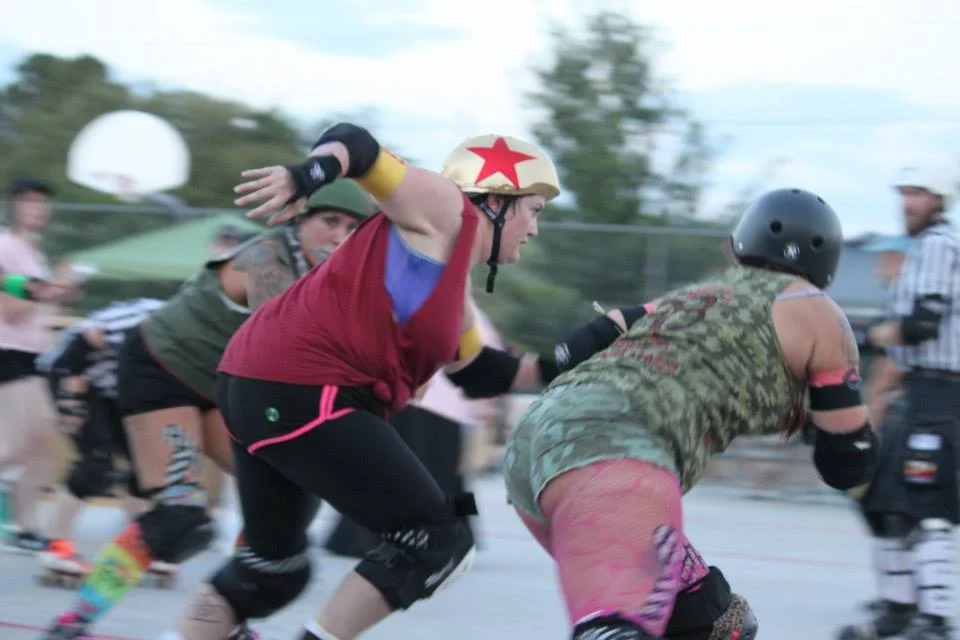 Jamming for the Disco Brawlers in August 2015. Photo by Jake Peloquin