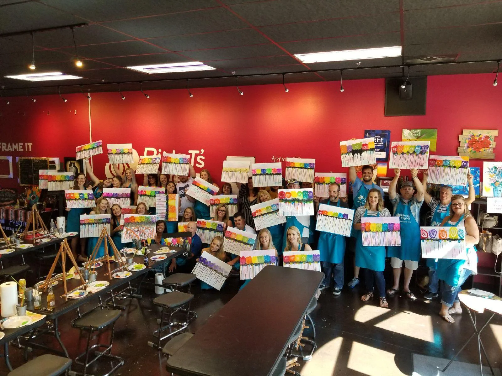 The whole group!  We have amazing supporters!