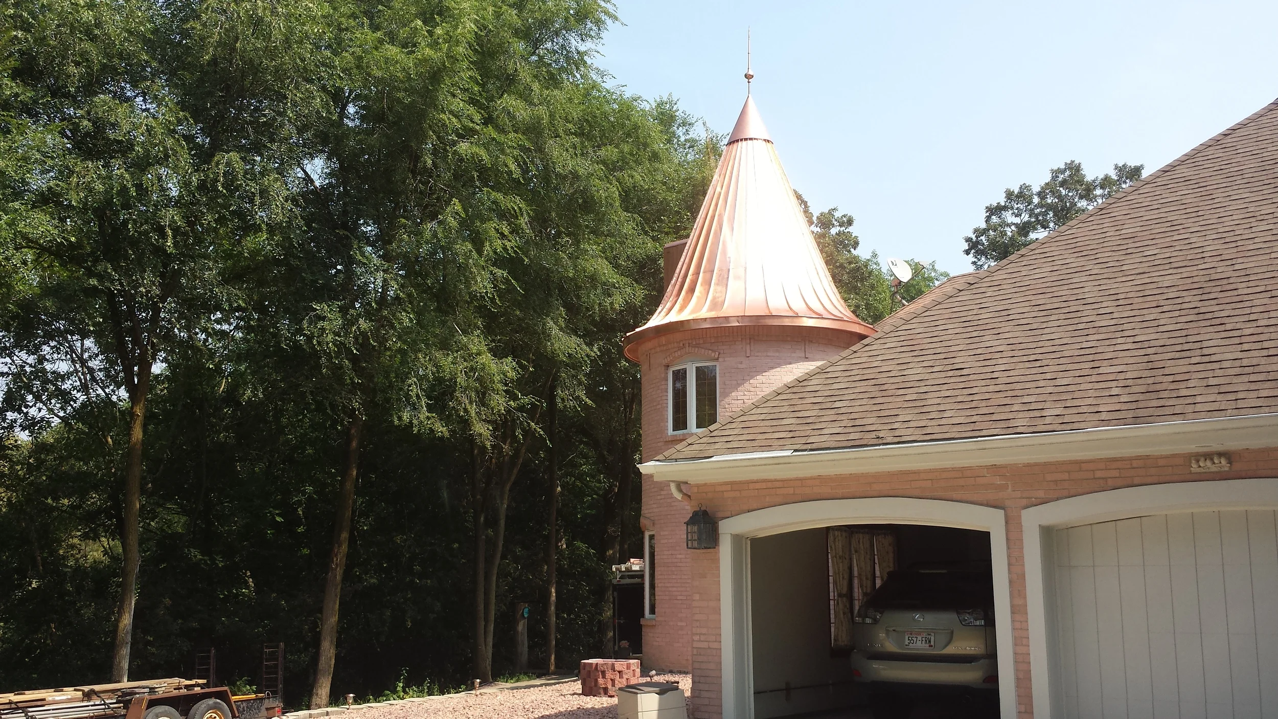 Custom Copper Roof