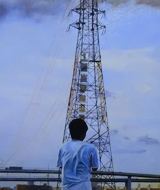Boy. Oil on canvas.  45cm x 53cm
