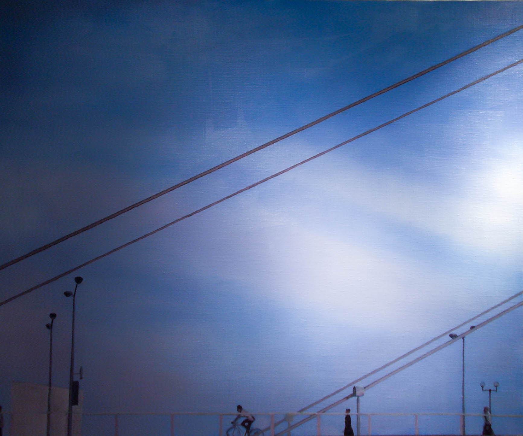Bridge No.3. Oil on canvas
