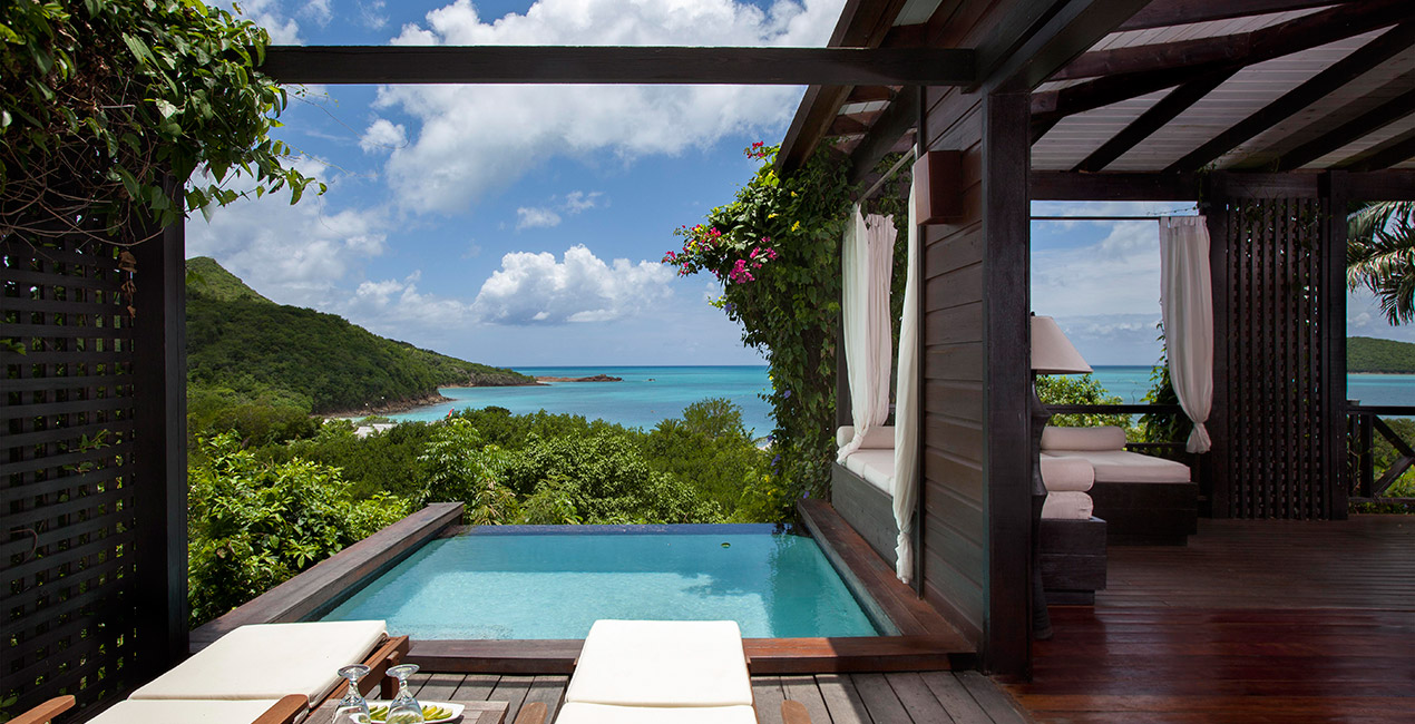 Hermitage Bay, Antigua: A luxury, 5-star boutique hotel, with only 25 individual suites, set in stunning locations.