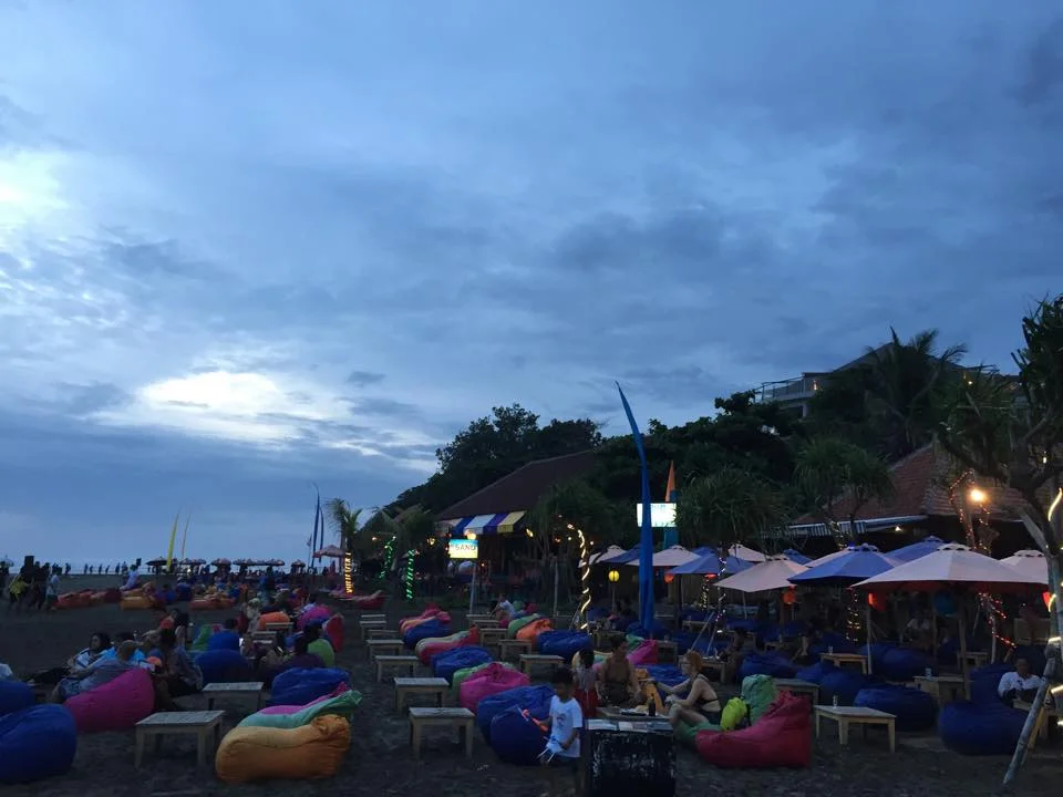 sunset viewing in Legian