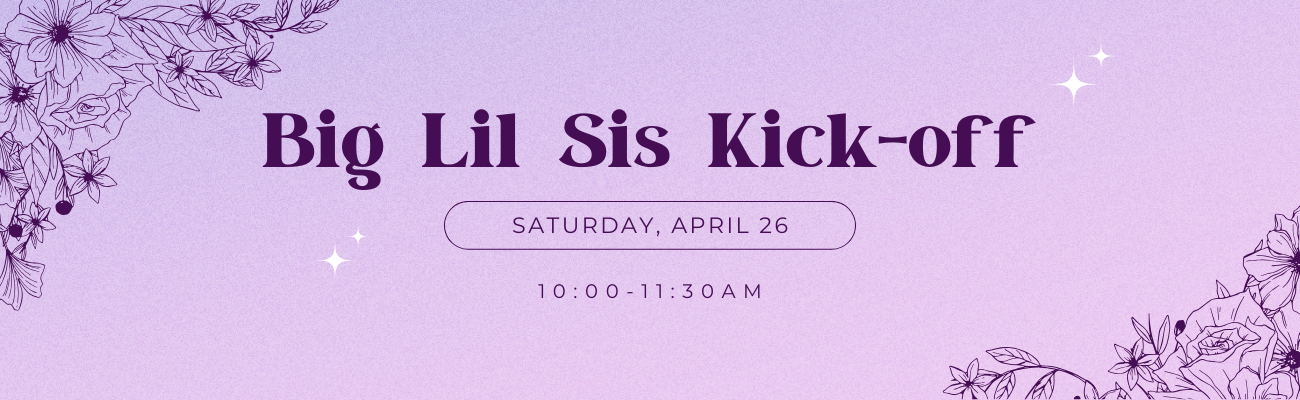 Women's Ministry Big sis Lil sis Kickoff 