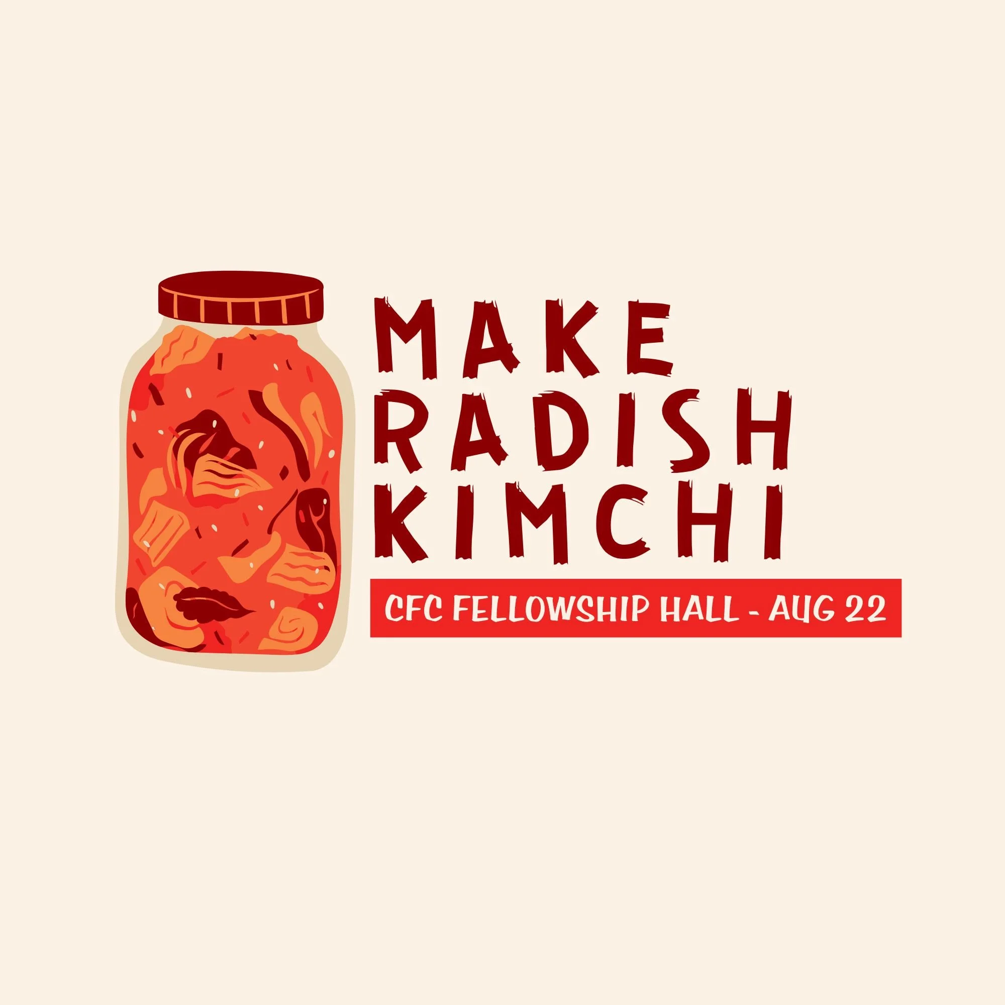 Women's Ministry Kimchi Making Event