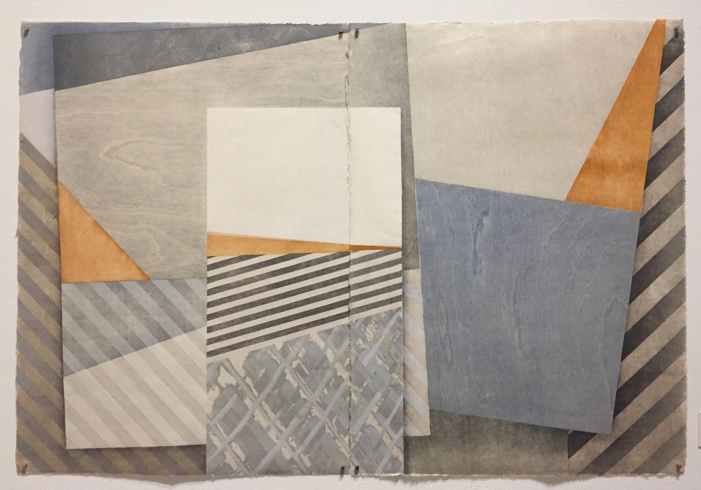 Roslyn Kean hand printed on Japanese washi / paper