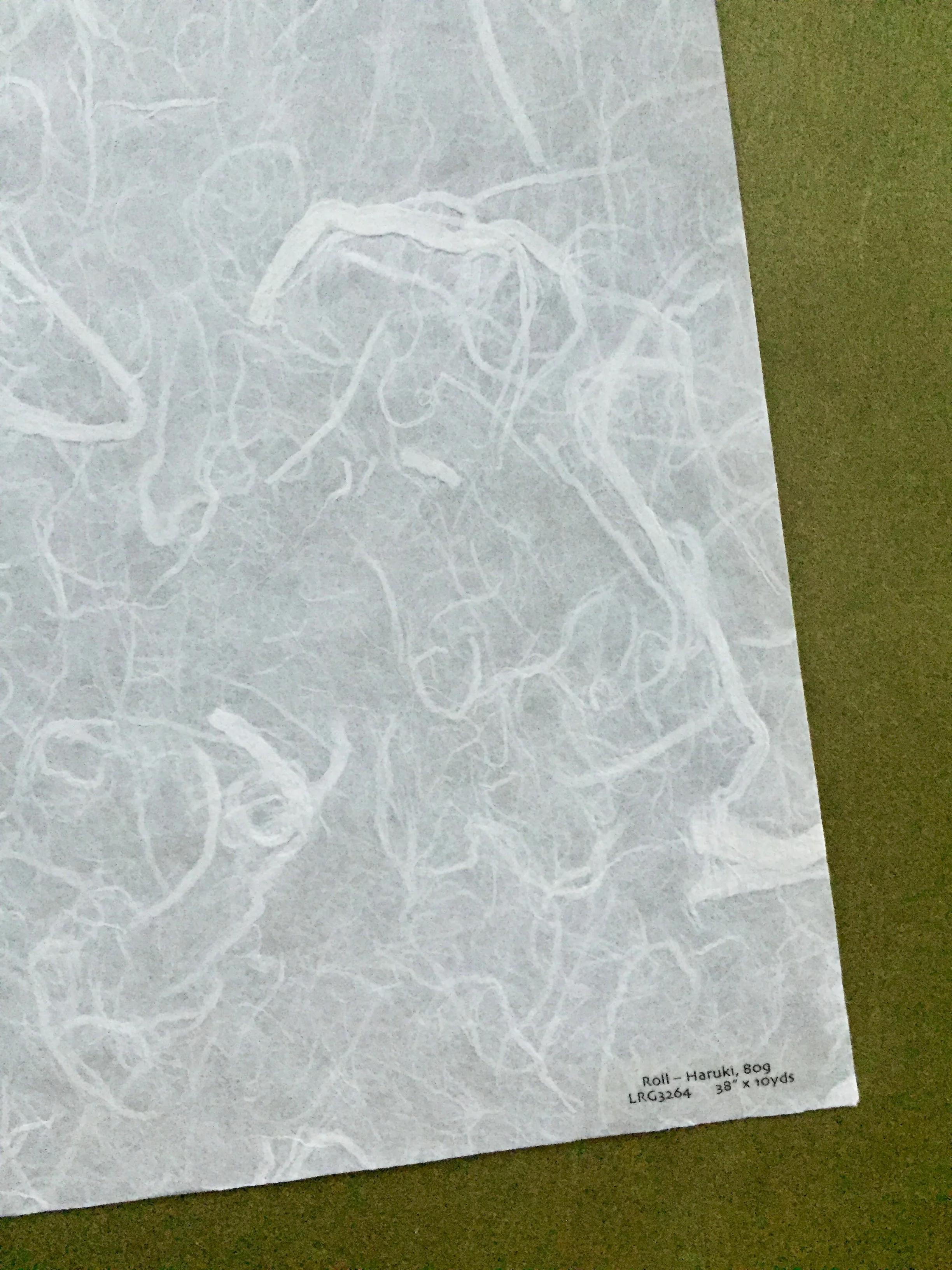 Haruki 80g Visible Kozo Fiber Japanese Paper on Rolls — Washi Arts